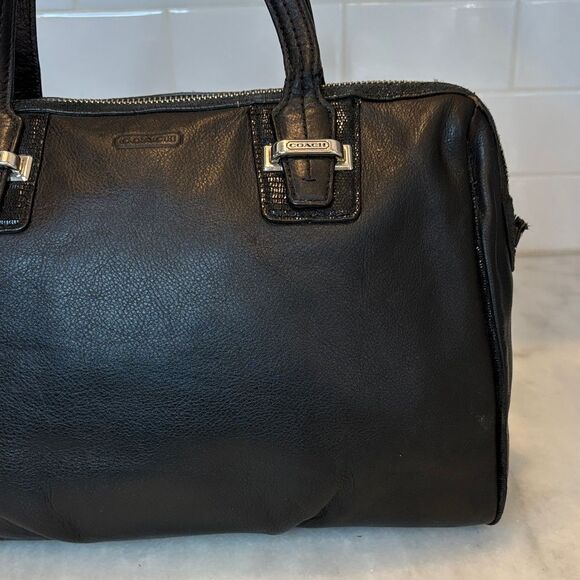 Coach Bag Purse Handbag Leather Bordeaux Taylor Satchel Bag Pocketbook Designer - Picture 3 of 16